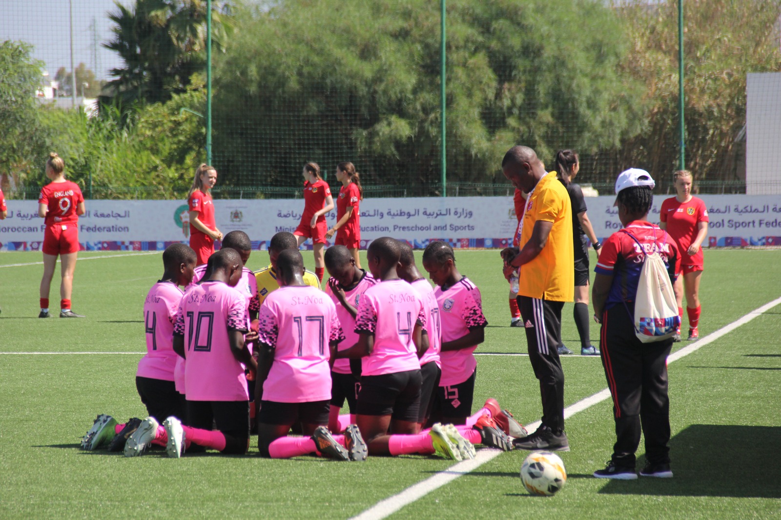 St. Noa Girls thump England to seal quarter-final slot at ISF World Schools football championship