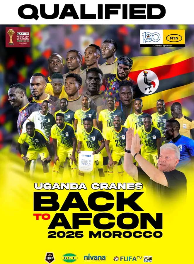 BREAKING: Uganda Qualifies for 2025 AFCON in Morocco.